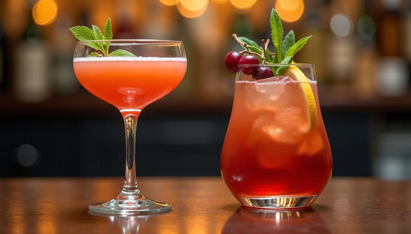 cocktail with wine